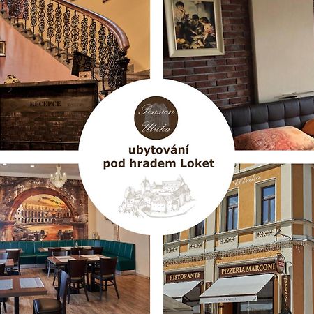 Pension Ulrika - Ubytovani Pod Hradem Локет Экстерьер фото