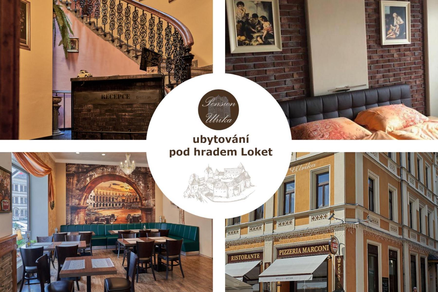 Pension Ulrika - Ubytovani Pod Hradem Локет Экстерьер фото